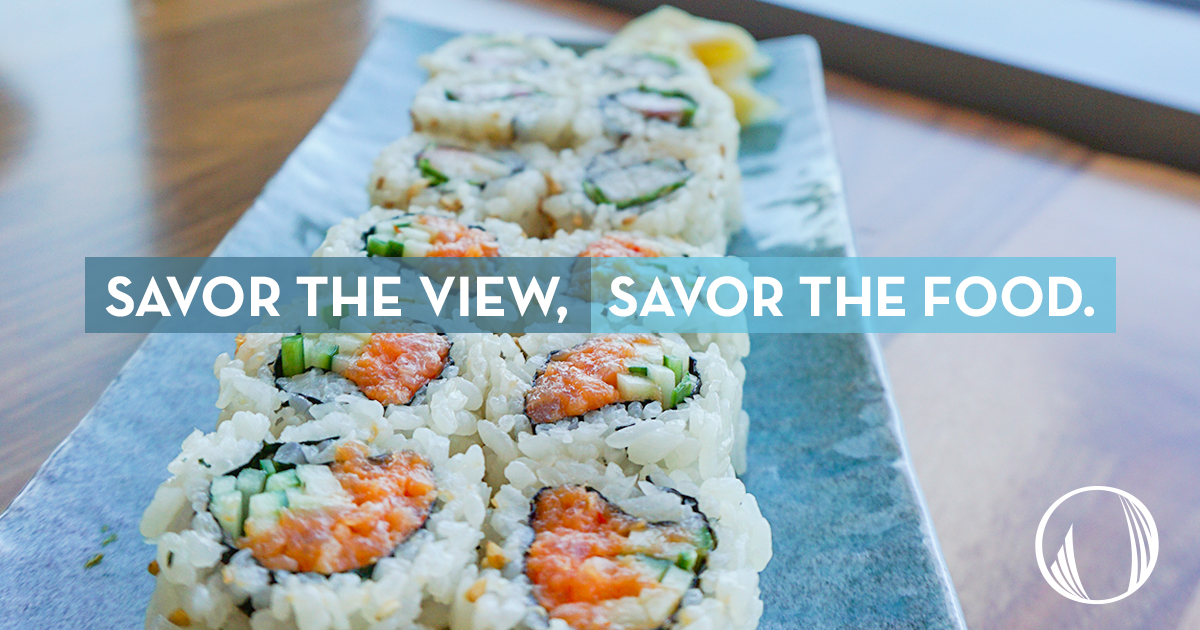 Time for lunch? Our Resort’s newest restaurant, Orion's Roof serves the best asian-fusion cuisine, curated by Chef Hisashi Araki, former Executive Specialty Chef at NOBU 🥢 Savor the view, savor the food. Walk-ins welcome weekdays 11am-4pm. #sushi #cavaliervb