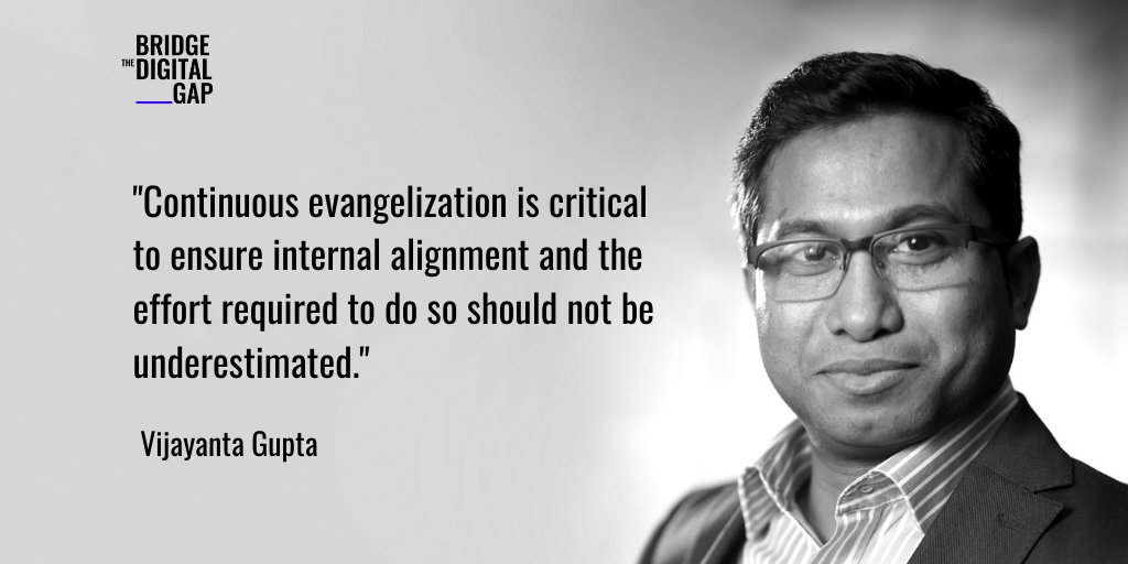 As <a href="/Vijayanta/">Vijayanta (he/him)</a> says, just because #CX is the right thing to do, does not mean that everyone will be on board in the way that leaders expect them to be. 

This is why continuous evangelization is so essential. 

See more in the #bridgethegap study ⬇️
bit.ly/2QGJJAI