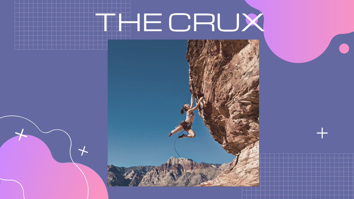 FreefallComms's tweet image. On every climb there is 'the crux' known as the hardest part and also the most satisfying to accomplish. What crux have you climbed through recently? #TakeTheLeap #TheCrux