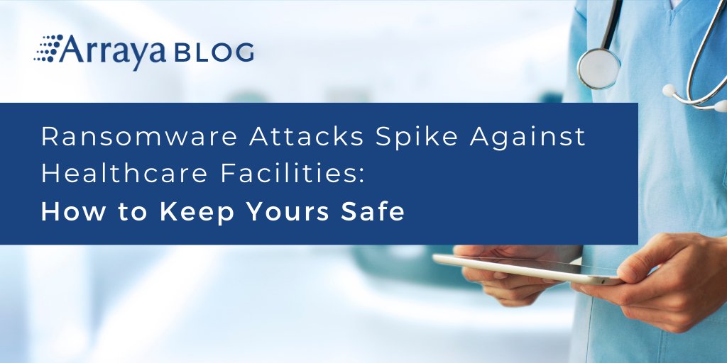 ArrayaJoe's tweet image. #Ransomware attacks spike against #healthcare facilities: How to keep yours safe: ow.ly/qCkG50CLad4