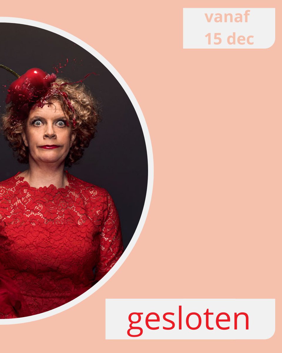 Helaas moeten wij tot 20 januari onze deuren sluiten wegens de nieuwe maatregelen. 😔

We zoeken uit wat dit voor onze geplande activiteiten betekent en delen zo snel mogelijk meer informatie hierover!

Zorg goed voor elkaar en blijf gezond! 🥰🌹