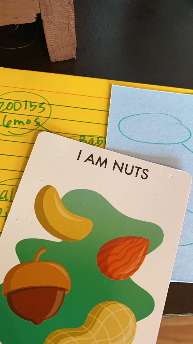MrsGstilllearns's tweet photo. When you’re trying to spice up the small group ELA warm up because it’s just that kind of Monday, and this is the card you pull for your forehead 😂. #imgladtheyrekind #iamnuts #remotelearning https://t.co/nH2ovqfPDY