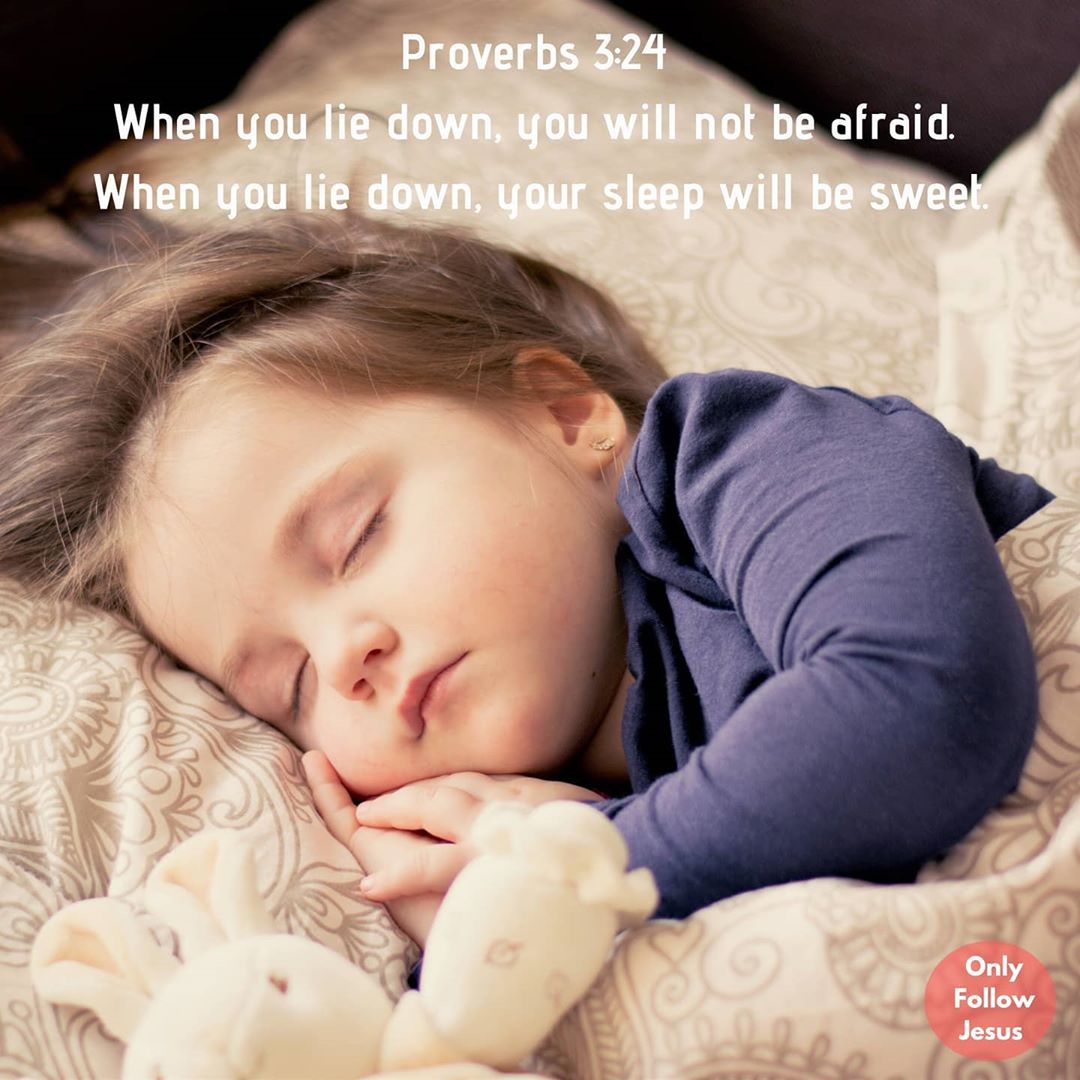 You will sleep soundly, with the Lord watching over you! ✝️🙏