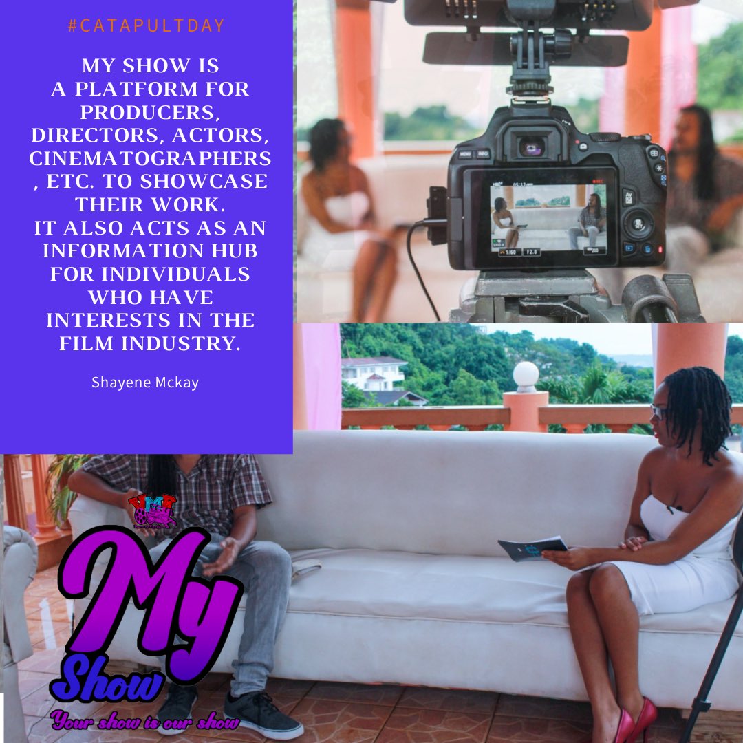 verzatile_media's tweet photo. I am a proud Catapult Awardee! 

My Show is a platform for producers, directors, actors, cinematographer etc. to showcase their work. It also acts as an information hub for individuals who are interested in the Film Industry.

 @AFJcares @kgncreative @FreshMilkBdos
#catapultday https://t.co/ndaPYolz3Z
