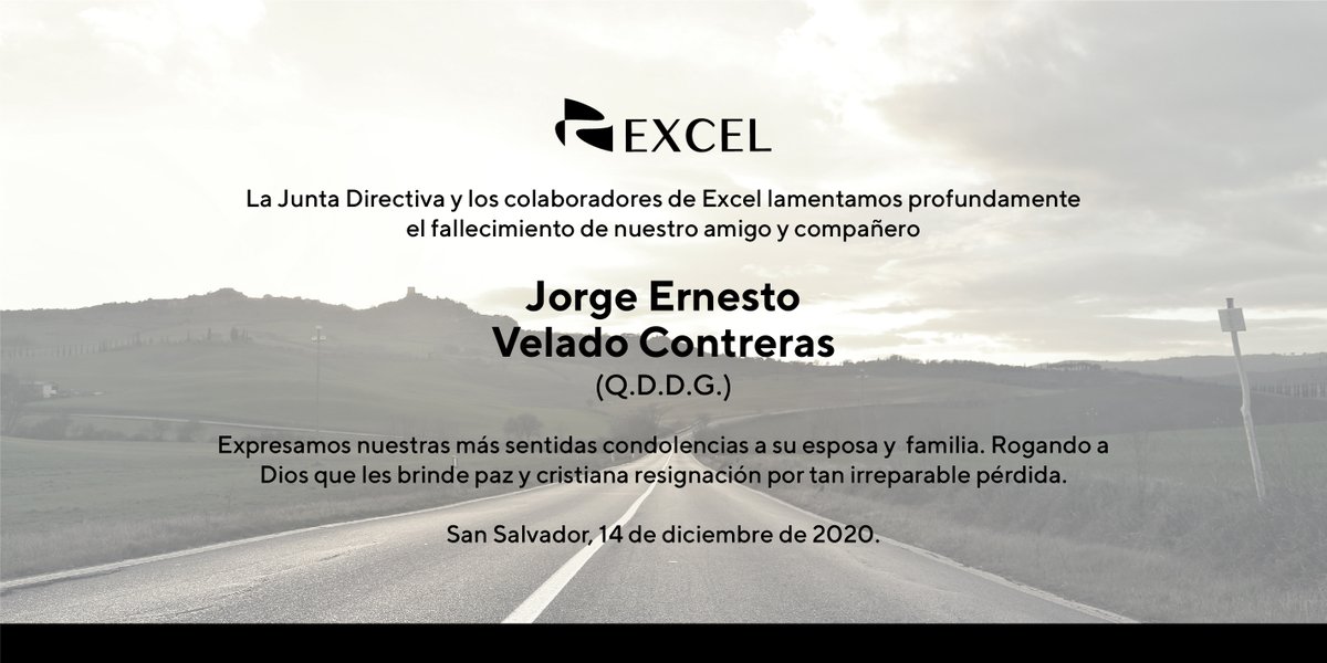 Lamentamos el fallecimiento de nuestro querido amigo y compañero Jorge Velado.