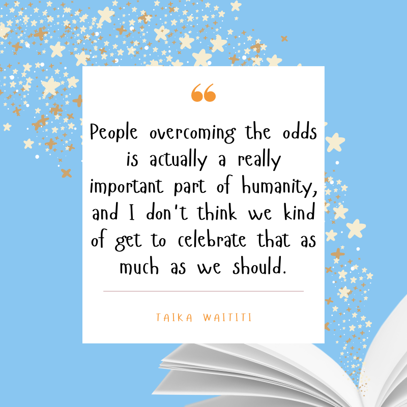 eslwithaudra's tweet photo. Taika Waititi is one of my favorite directors and I watch and re-watch his films often!  What odds have you overcome - how do you celebrate your own achievements? #esl #eslyounglearners #duallanguage #duallang #eslonline #eslquotes #onlinelearning https://t.co/GeXJso1gfT