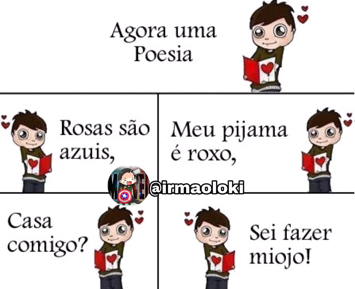 irmaoloki's tweet photo. Melhor poema kk
📊Envie pra alguém que não segue a página
🎮Marque um amigo para ver essa postagem
⚠️ Quando utilizar minha arte, dê os créditos. 😎⁣⁣ .
. 
RECOMENDO: @crentemilgrau .
.
.
.
#crentemilgrau #irmaoloki https://t.co/wPx3Hgtiwb