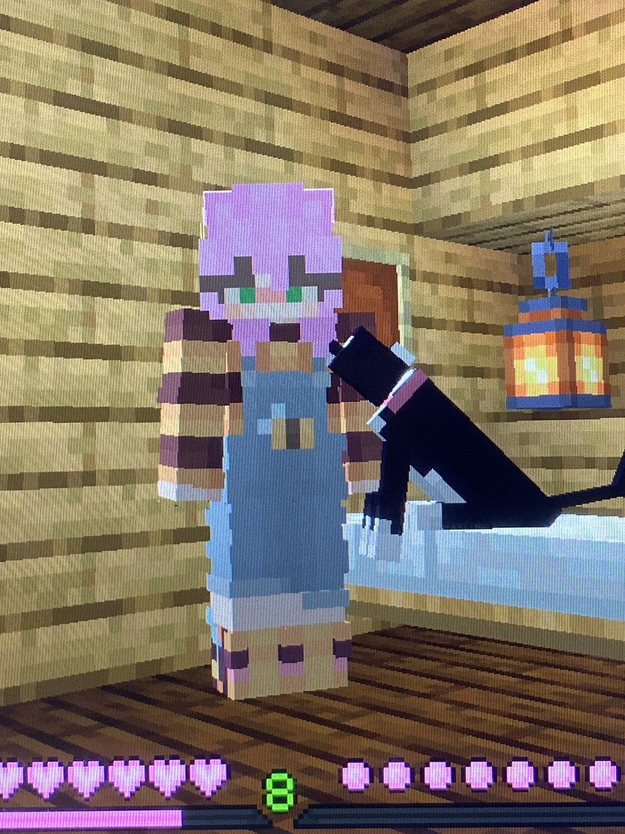 my minecraft character is cute, but not as cute as yours puffy. we would be cute next to each other