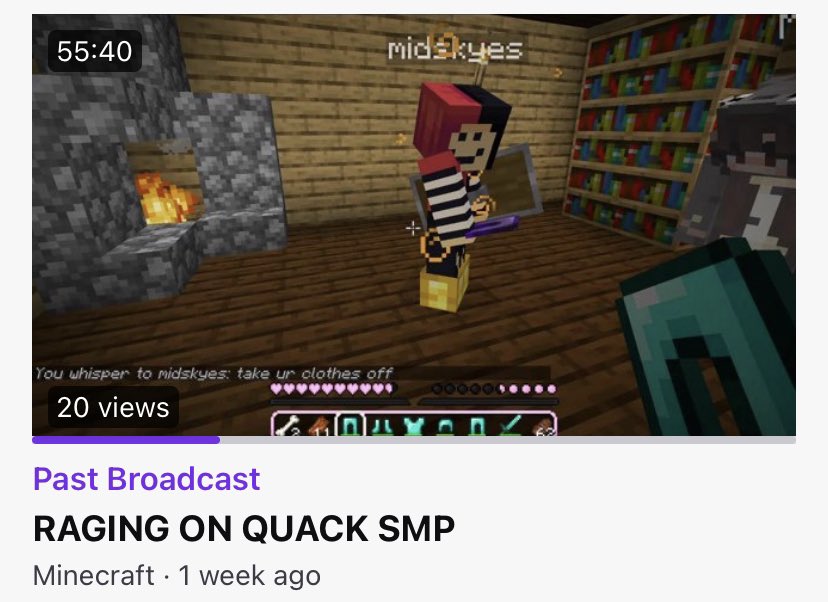 i also bring in THOUSANDS of viewers on my own twitch channel 