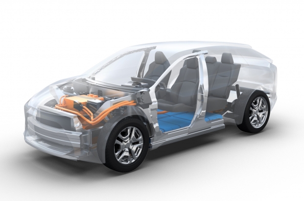 ESDRepeat's tweet photo. What you’re looking at here is a first reveal the all-electric SUV that @Subaru_SA is planning. Based on a platform shared with Toyota, it’s scheduled for Europe in “the first half of the 2020’s”.

More details in 2021.

#SUBARU 
#electricfuture 
#ElectricVehicles https://t.co/yilDUitcO0