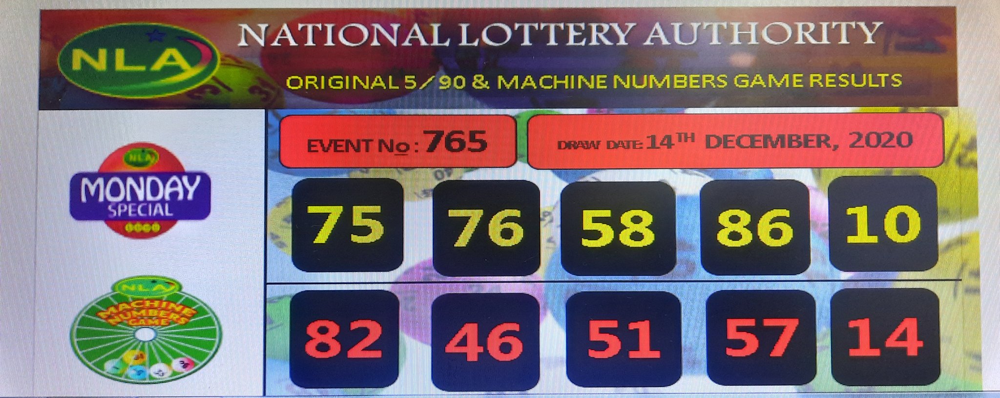 Monday special lotto numbers discount