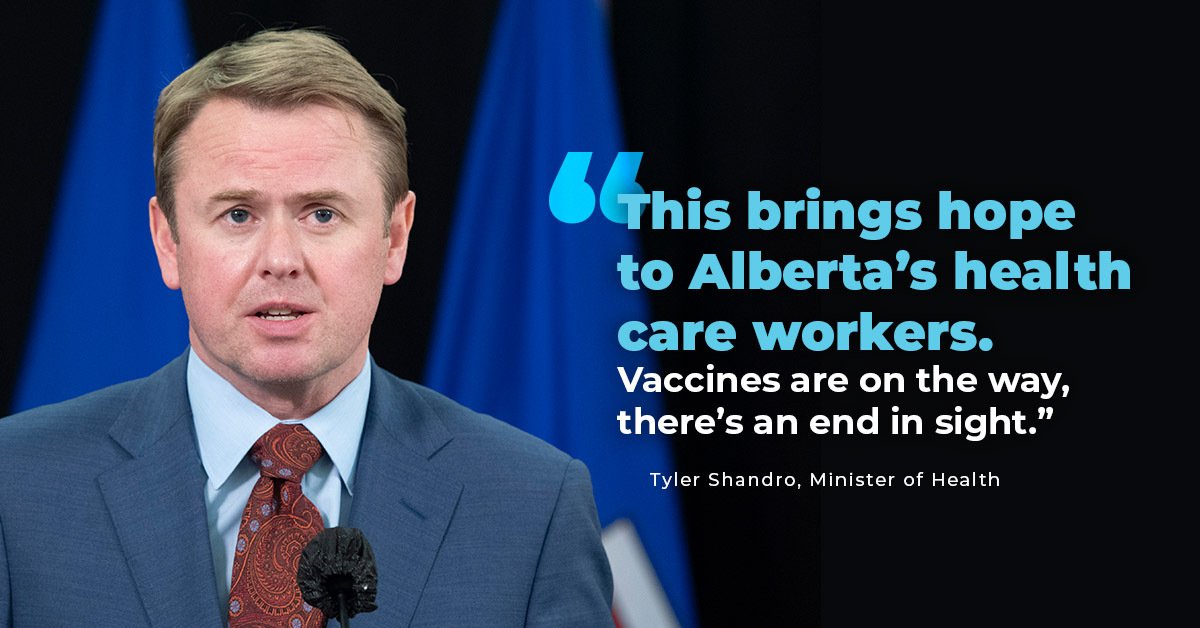 Health care workers and staff are exhausted, and I hope seeing more vaccines on the way will show there’s an end in sight. @GoAHealth,  @AHS_media and the Vaccine Task Force have been hard at work preparing to get these vaccines into the arms of the workers who need them. 3/6