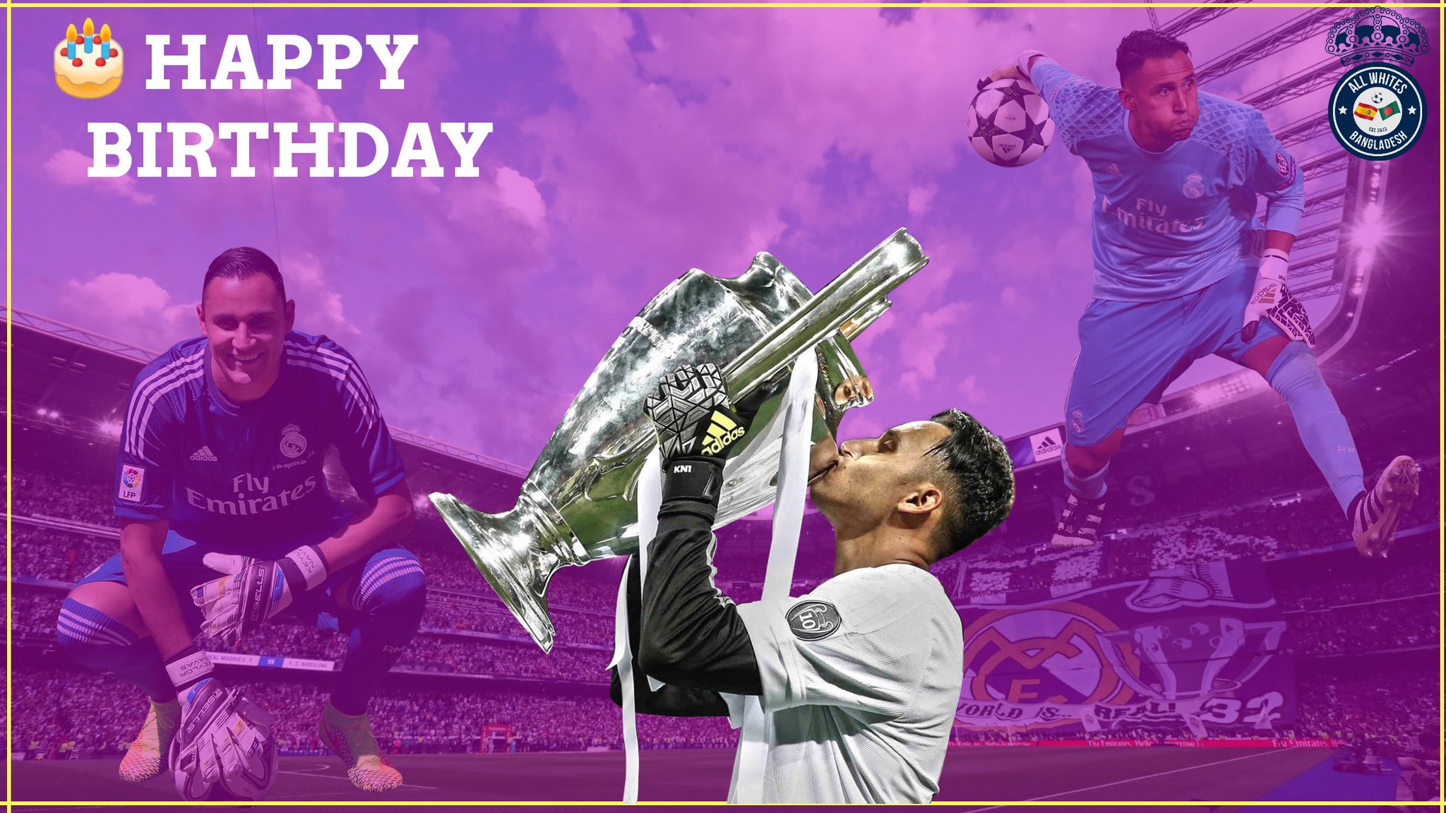 Happy Birthday Keylor Navas.   