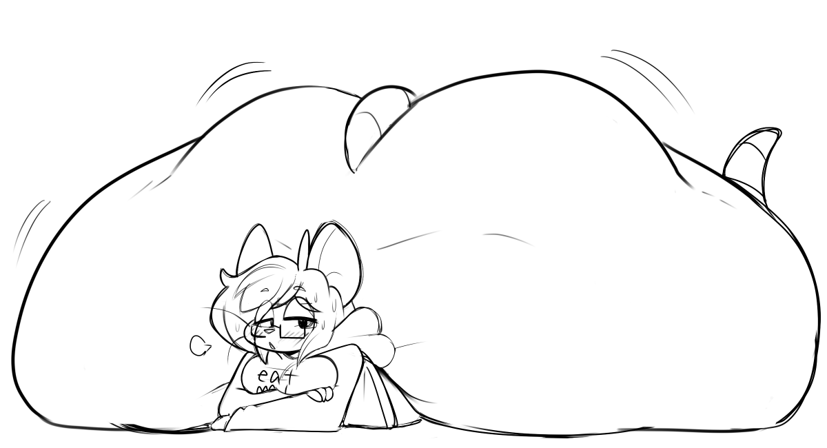 my tum isn't the only thing that get's bigger suddenly ;3c