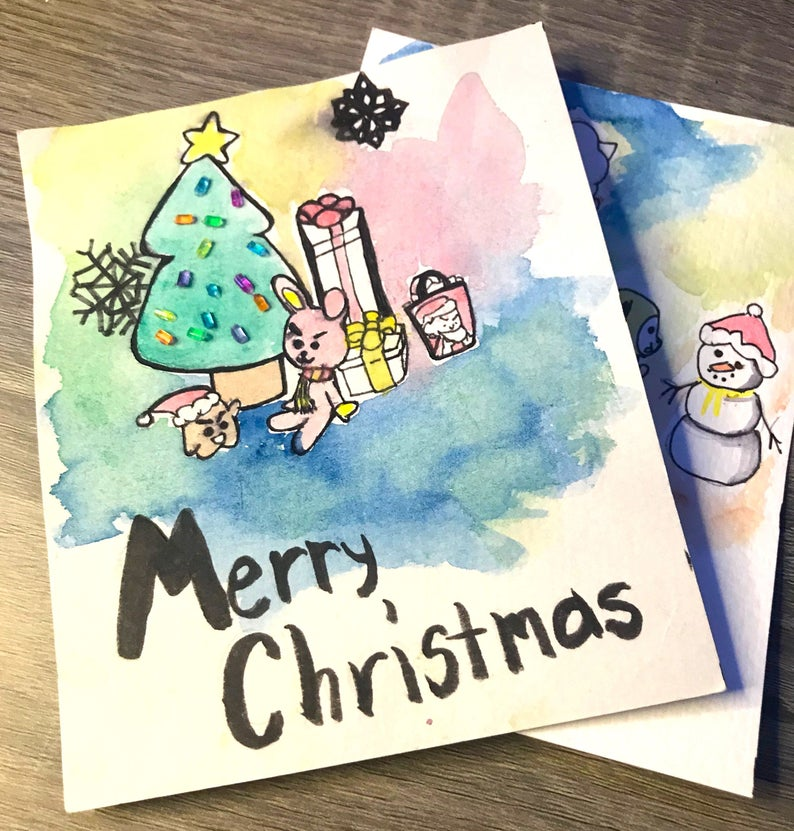 teachtorenew's tweet photo. Check out the great cards I purchased from the CTMS Art @Etsy Store. All proceeds go towards supplies for spring semester projects. Check out the holiday cards and support #teamCTMS Ss. https://t.co/lYskaLPX0l https://t.co/qdccL5fy7e