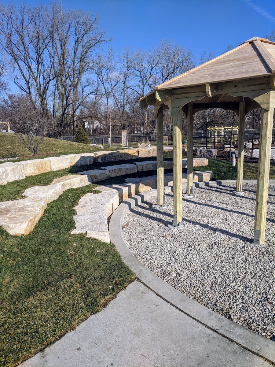 wagnernancy's tweet photo. Absolutely thrilled how our natural playground is coming together. Thank you to @LschusterLyndl for her vision! #rtsd26learns #prairietrails https://t.co/FxpOURAHSL