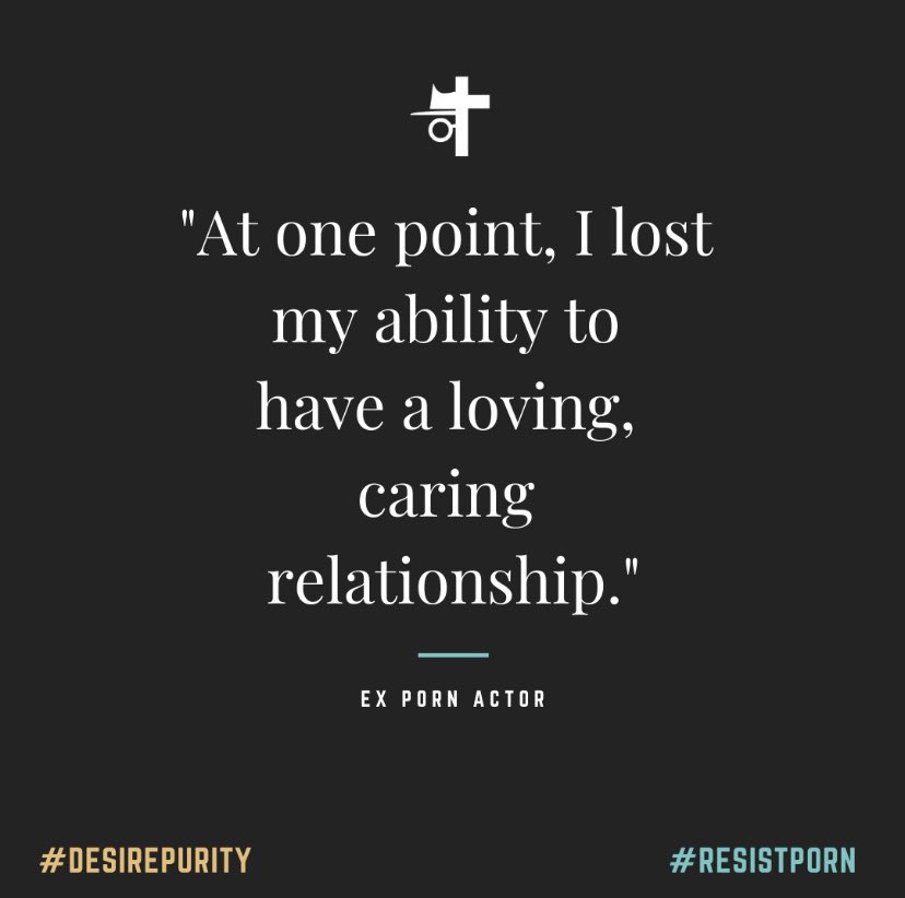 incognitoshow's tweet photo. Porn is all about selfishness...Love is all about selflessness
It is hard to break the cycle once we fall in it, but remember that if God changed a porn actor’s heart, God can most definitely change yours as well.

“With God nothing shall be impossible” - Luke 1:37

#DesirePurity https://t.co/R4qypaDnfi