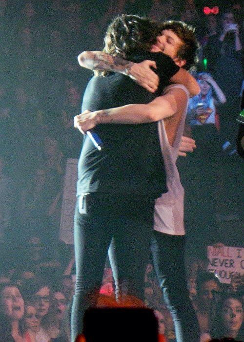 from an angle that shows louis' face