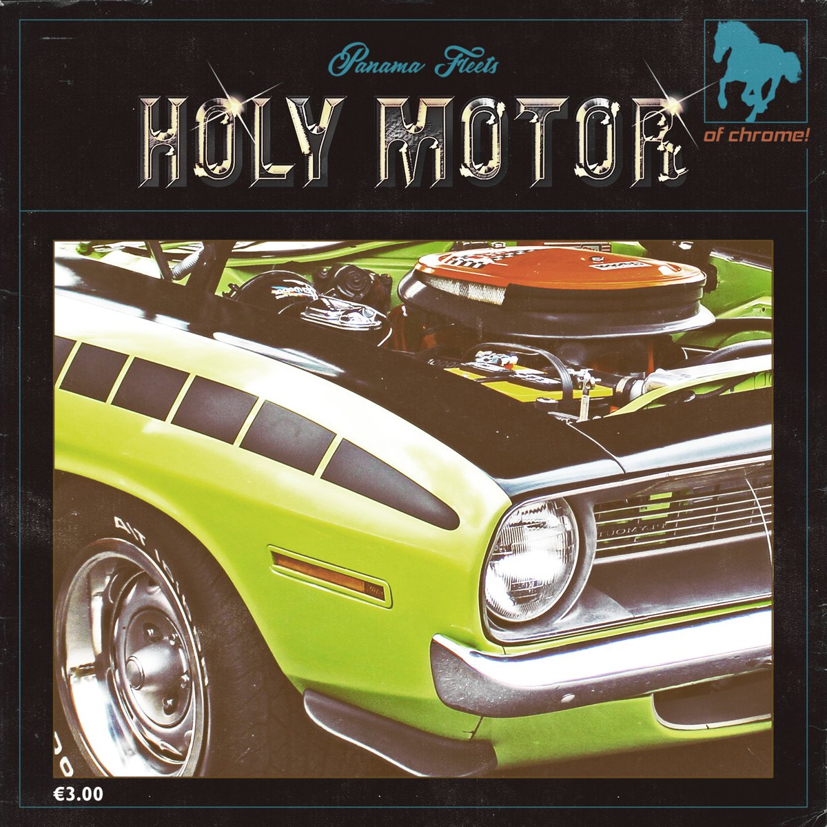 We're very excited to announce that Panama Fleets' new album, "Holy Motor of Chrome", is out now!

The album is available a digital download, as well as a very limited run on cassette!

So heel and toe over to: sparkwoodrecords.bandcamp.com/album/holy-mot… and grab yourself a high octane chromed copy!