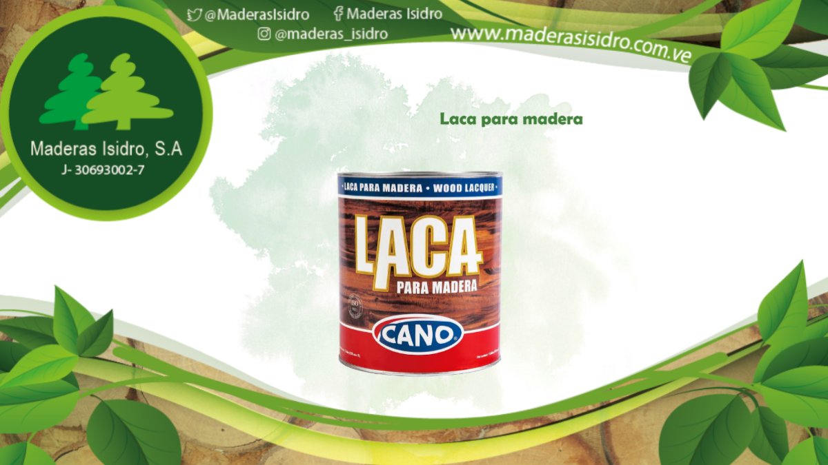 MaderasIsidro's tweet photo. Disponemos de laca para madera en 3 tonos: mate, satinado y brillante.
-
Disponible en galón y 1/4 de galón.
-
#laca #paramaderas #mate #satinado #brillante #cano #maderasisidro #caracas #dic2020 #carpentry #carpenter #carpinteria #madera #wood #Vzla https://t.co/C7FdgwCZVk