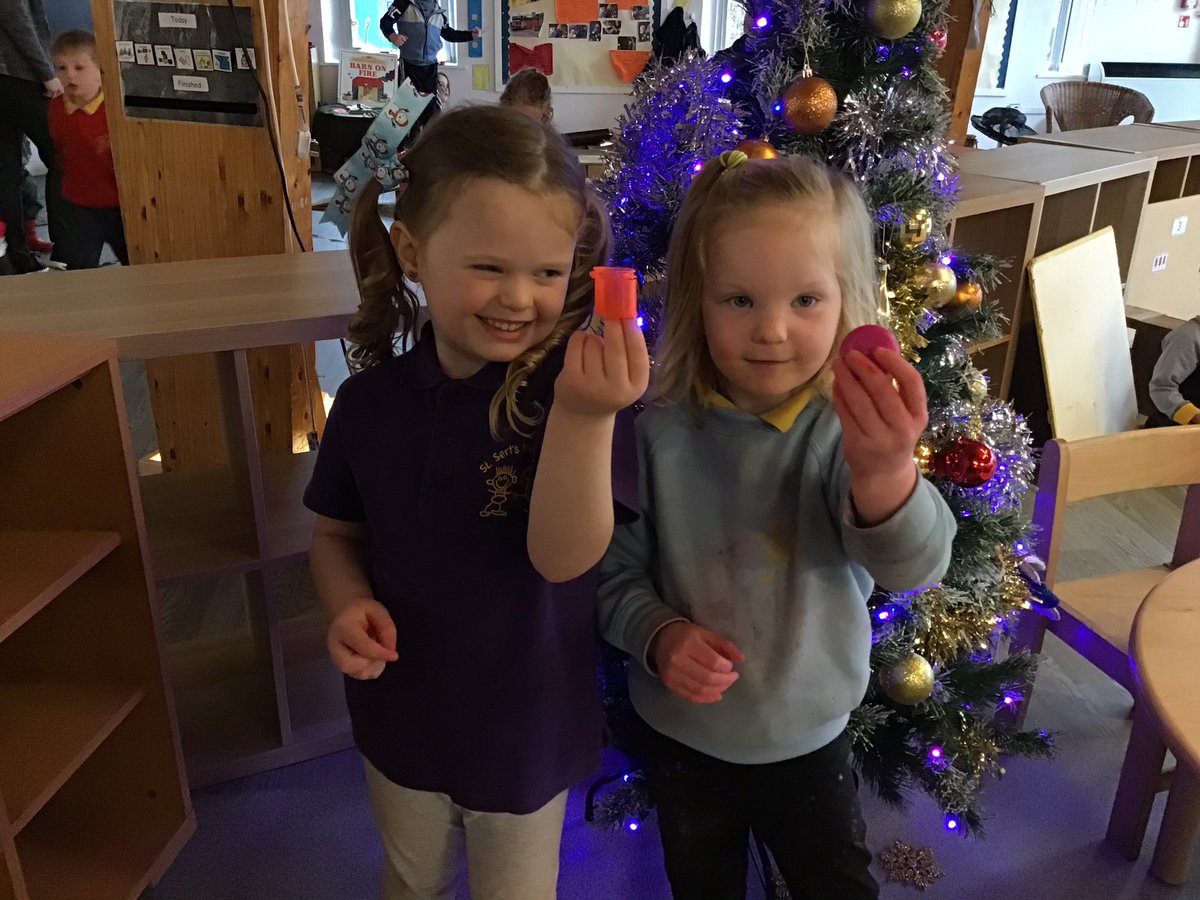 SerfsSt's tweet photo. 2 very happy rainbow unicorn learners with their elf gifts, Learners who work hard at being great role models who demonstrate our ELC values are rewarded with elf coins that can be traded for a special gift ๐ #corevalues #workingasateam #littlerewards https://t.co/Qb4w6a4PfE