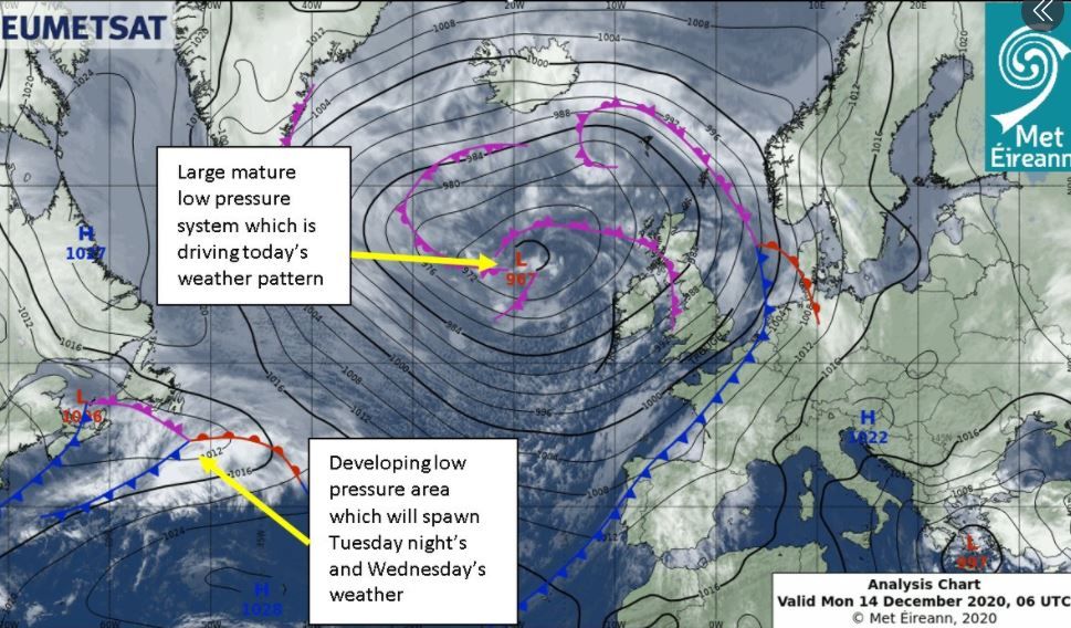 Stay Back Stay High &amp; Stay Dry!
<a href="/MetEireann/">Met Éireann</a> forecasting some unsettled weather combined with spring tides and low pressure, some flooding may be experienced in some areas. buff.ly/3k8KZcy 
#safetyonthewater
 buff.ly/38XvTnY check the weather and tides