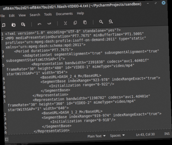 download mpd file redd / Twitter