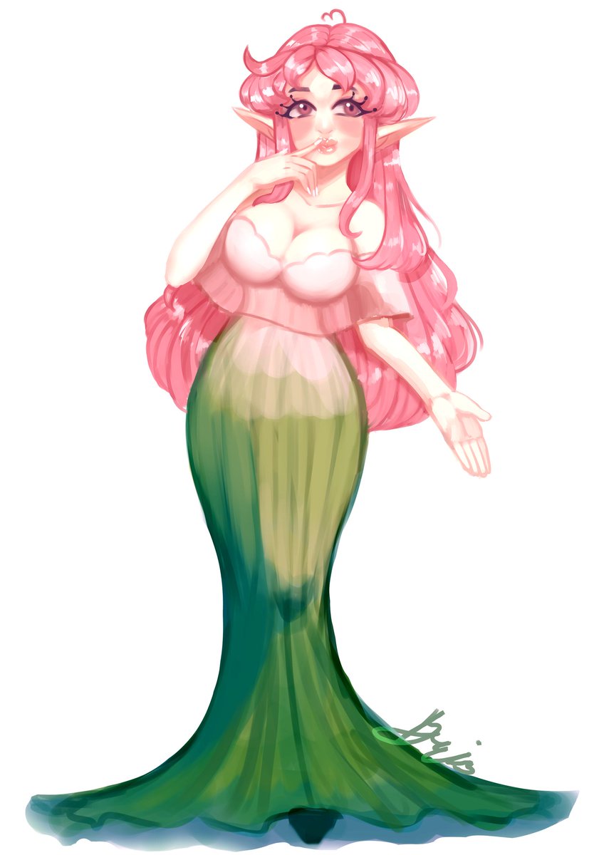 aureakopii's tweet photo. Elf babe! #pinkelf #digitalart https://t.co/vcskW0K4Ew