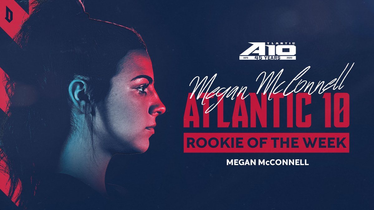 DuqWBB's tweet photo. After scoring nine points and distributing six assists against the Bonnies, @megg_mcconnell4 has been named @A10WBB Rookie of the Week ‼️

📝: https://t.co/eAWBdFn1HT

#GoDukes | #A10WBB https://t.co/P9QKKkAfc1