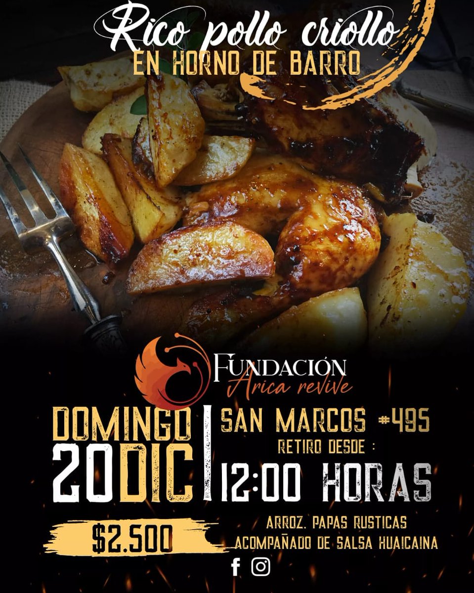 AricaRevive's tweet photo. ¡Este domingo! Reparto gratuito 🙌🏼

#Arica #patrimonio #casacopaja https://t.co/b2YZ9dCIvf