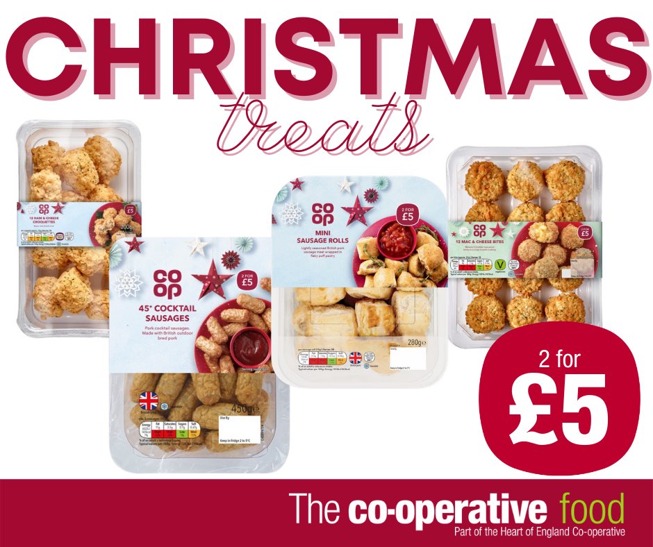 myheartcoop's tweet image. What's your fridge looking like at the moment?

We've got so many 2 for £5 Christmas treats in store, so why not get in the festive spirit early!

#christmastreats #2for£5