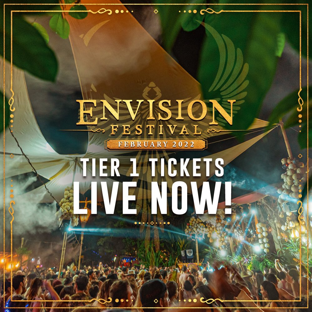 Daily reminder! Only 2 DAYS until Tier 1 tickets close on Dec 16th! #TheUtopianJungleExperience #Envision2022 Tier 1 Tickets >>> envisionfestival.com/booking-funnel