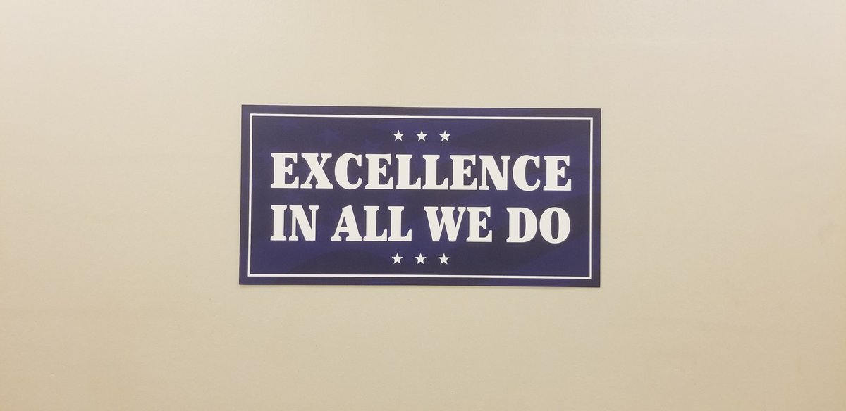 Love this signage from Air Force JROTC. Great reminders for ALL students and staff! #repmoproud