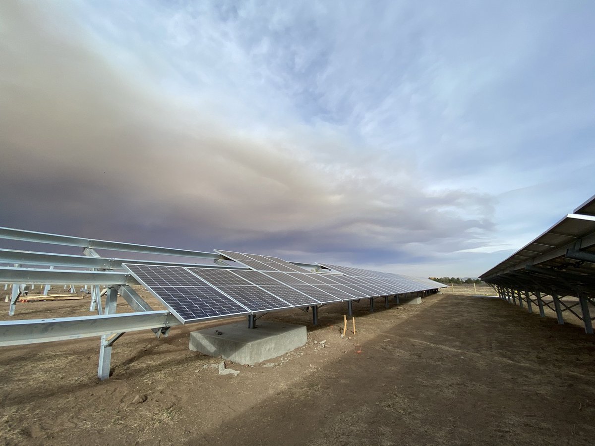 mayaloveanthony's tweet photo. While 2020 has been tough, I feel endlessly grateful. I recently finished working on my first community scale solar project (628kw) with @GRIDTribal that will benefit @BoulderHousing. I worked side by side 15 trainees from different Indigenous Nations through fires, snow and Ice. https://t.co/qXDxgt5JZU