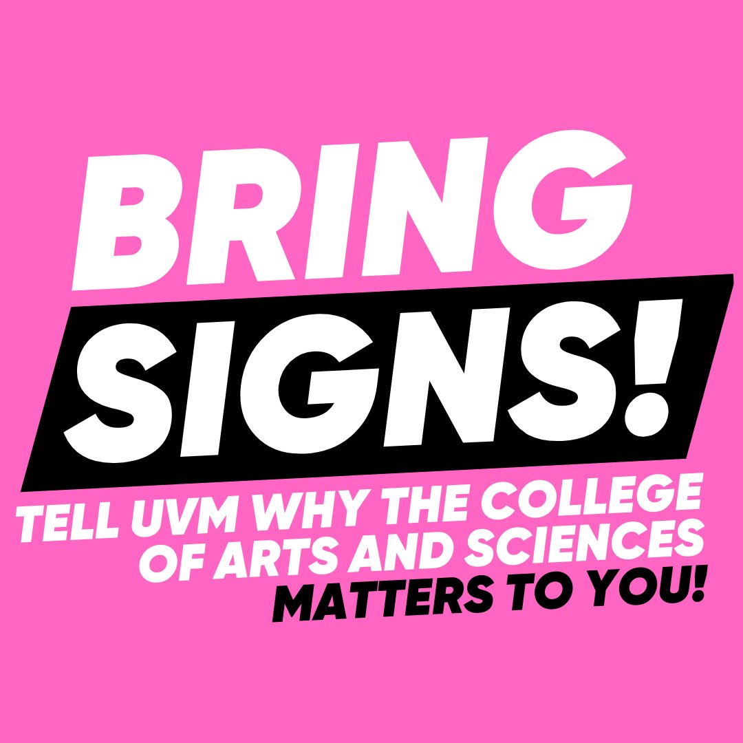 UVM Union of Students tweet media