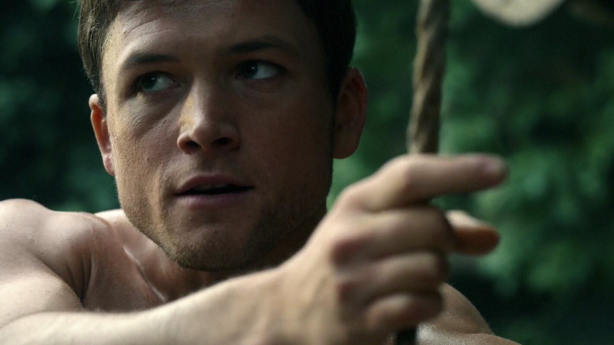 egertonsbucky's tweet photo. if film bad then why taron so sexy in robin hood (2018) https://t.co/udC1jpIRjp