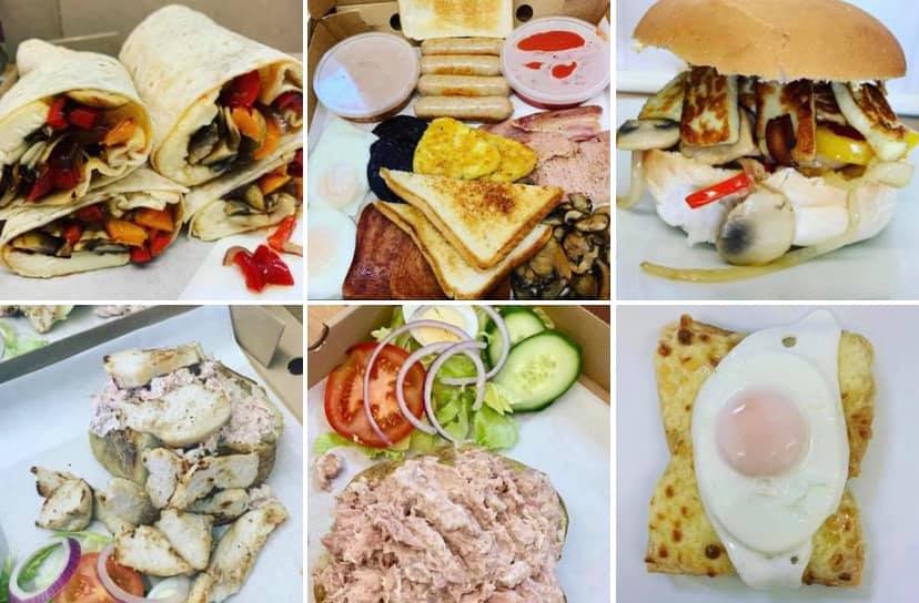 BreakfastClaire's tweet photo. Welcome to Tuesday, Prestwich people!

We are here, spreading cheer!

Because we are a Cafe, we also spread butter on toast and jacket potatoes. 

Delivery, Takeaway available.
Do be early don't be late, #Thankyoubakedpotato

📞07783 074501
#halloumi  #cheese #tunamayo #prestwich https://t.co/540wMNRS0u