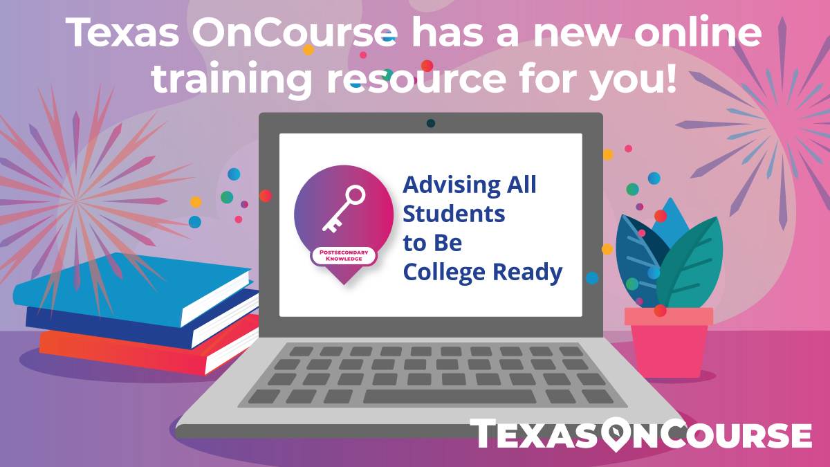 TexasOnCourse's tweet photo. College readiness can be a big and confusing topic. Today, we released a new resource to help Texas educators explain college readiness and why it's important to students and families. Thanks to our partners @TXHigherEdBoard for helping us grow and improve the Academy! #TxEd https://t.co/COgNW62B2E