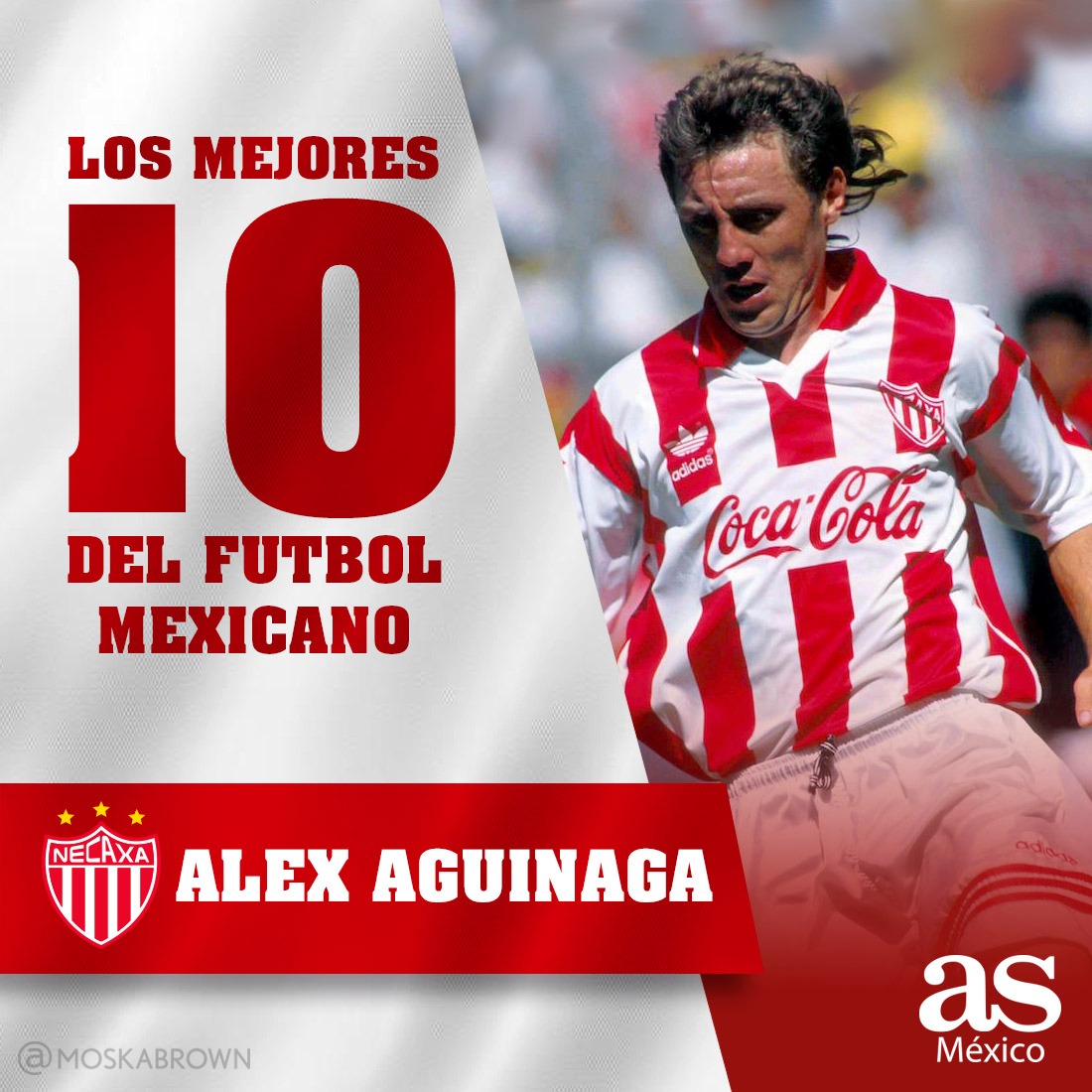 ASMexico's tweet photo. @Chapomontes10 @clubleonfc Los diez mejores 🔟 en la historia de la poderosa #LigaMX ⚽️🔥
No se podría entender la historia reciente del futbol mexicano sin @dtAlex_Aguinaga y sus brillantes actuaciones con Los Rayos del @ClubNecaxa ⚡️ https://t.co/CsHAgep0Qm