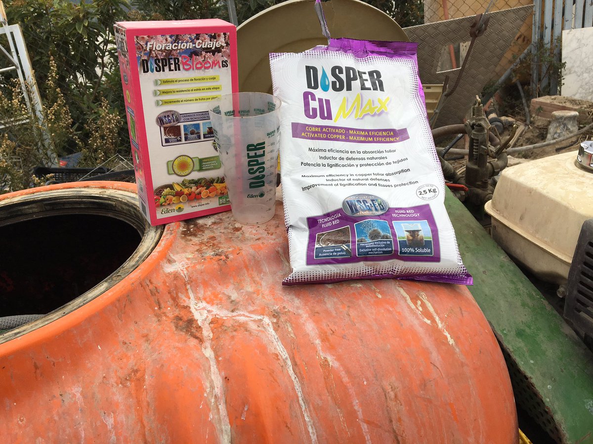 Vicentcg's tweet photo. @BioCAB_es .. Hoy, día espectacular para tratamiento @DisperAgro 
#DisperBloom + #DisperCuMax https://t.co/KMLlCxicmC