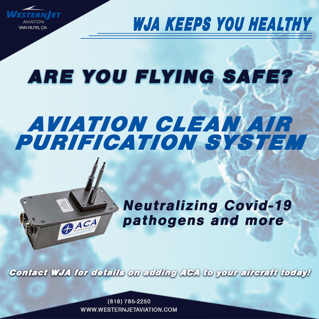 WesternJet's tweet photo. Afraid to fly due to COVID-19? 
@WesternJet is committed to keep you flying HEALTHY. We offer the ideal solution to keep your aircraft safe and sanitized in-flight and on the ground. 
Click on the link below for more details.
https://t.co/duYOurY9vz
#COVID19 #solutions #bizavi https://t.co/KOw6dciloM