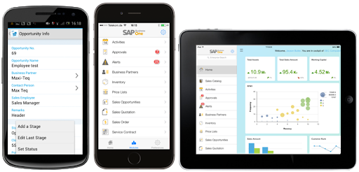 Lose the laptop. Set your sales and service team free with the <a href="/SAPBusinessOne/">SAP Business One</a> mobile app. bit.ly/361lqXn

#SAP #SAPBusinessOne #SoftwareSolutions #BusinessSolutions #mobileapplications #ERP #smes #smallbusinesses #ordermanagementsystem