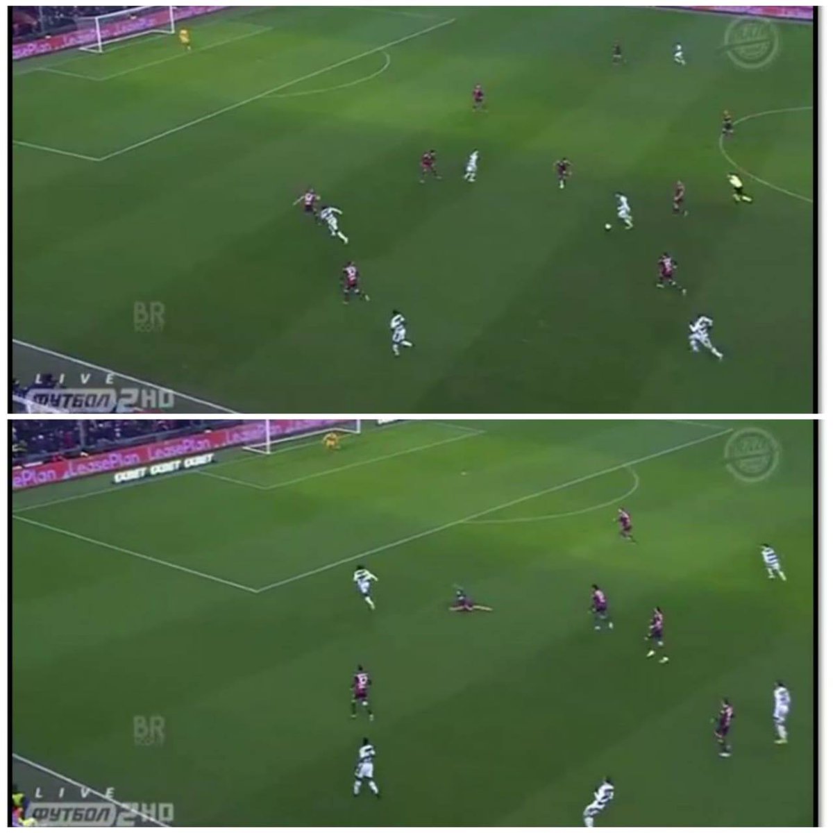 Here we can see Locatelli making a run after receiving the ball in the midfield region. He scanned the pitch and had multiple passing options.By a single pass, he broke opposition’s low block and in turn presented his teammate with a clear chance to score the important goal.