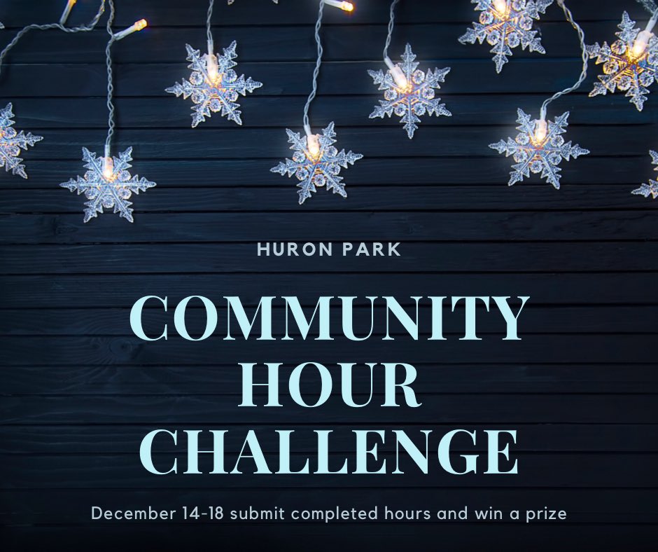 HuronPark's tweet image. The challenge is on! 💜🐾
We have our first prize winner...
Be sure to submit all community hours sheets ASAP!
Prizes will be distributed to your Cohort class this week...🎁
#communityhours #festivefun #givingback #learning #HPSScares #HPproud