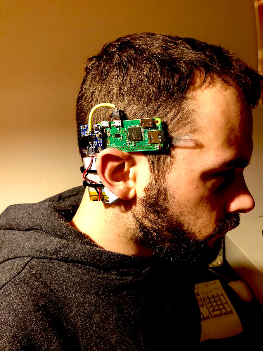 The_Mikey_D's tweet photo. Beginning work on a @Raspberry_Pi based #Cyberpunk2077 inspired wearable. #314Reactor #technology #raspberrypi #videogames https://t.co/Ka17X84i1d