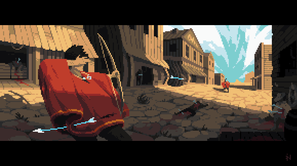 Franrekk's tweet photo. Shootout 

#pixelart https://t.co/vbQnpl58p5