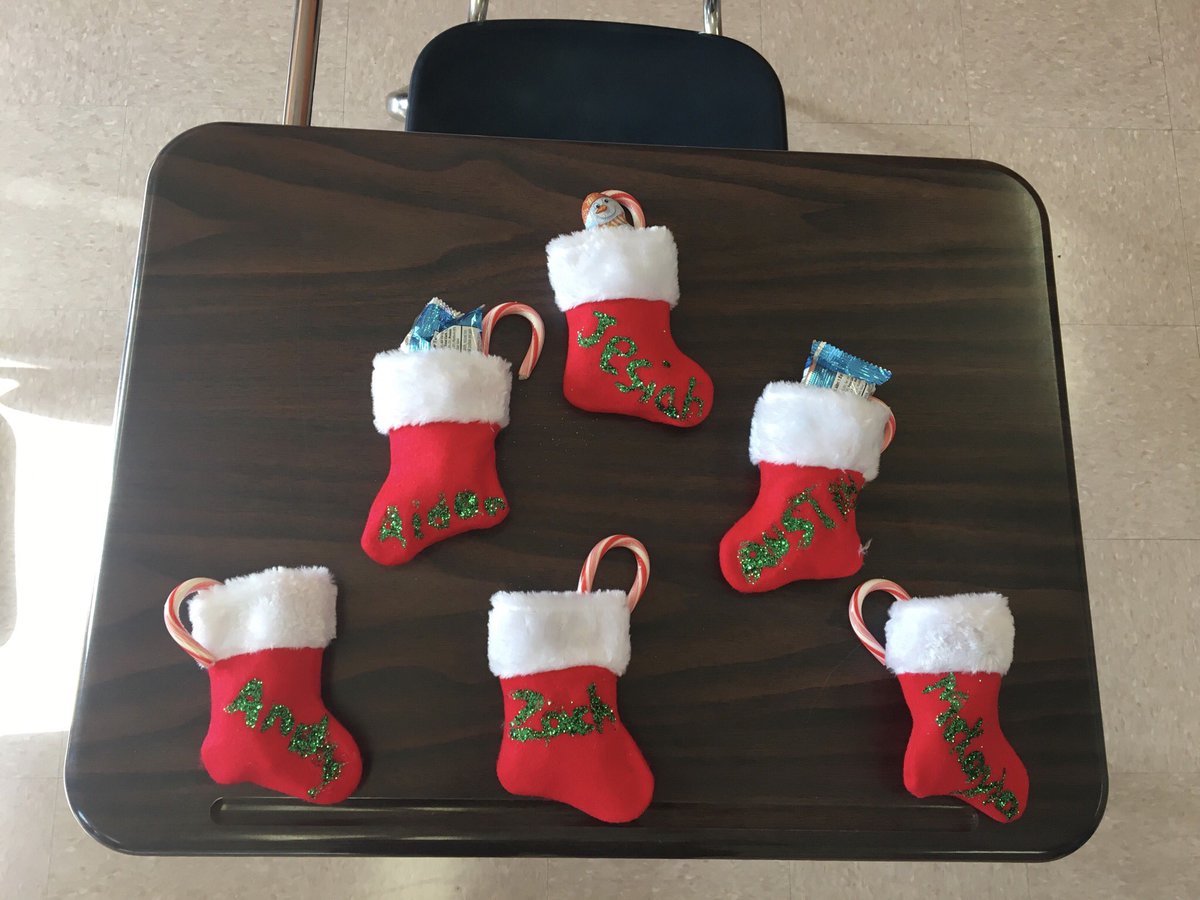 MrHForeman's tweet photo. My A day kids did great making Christmas stockings for the OCS kids, we delivered them today and it was awesome!  Can’t wait for my B day kids to do the same later in the week! https://t.co/0GtENstBY4