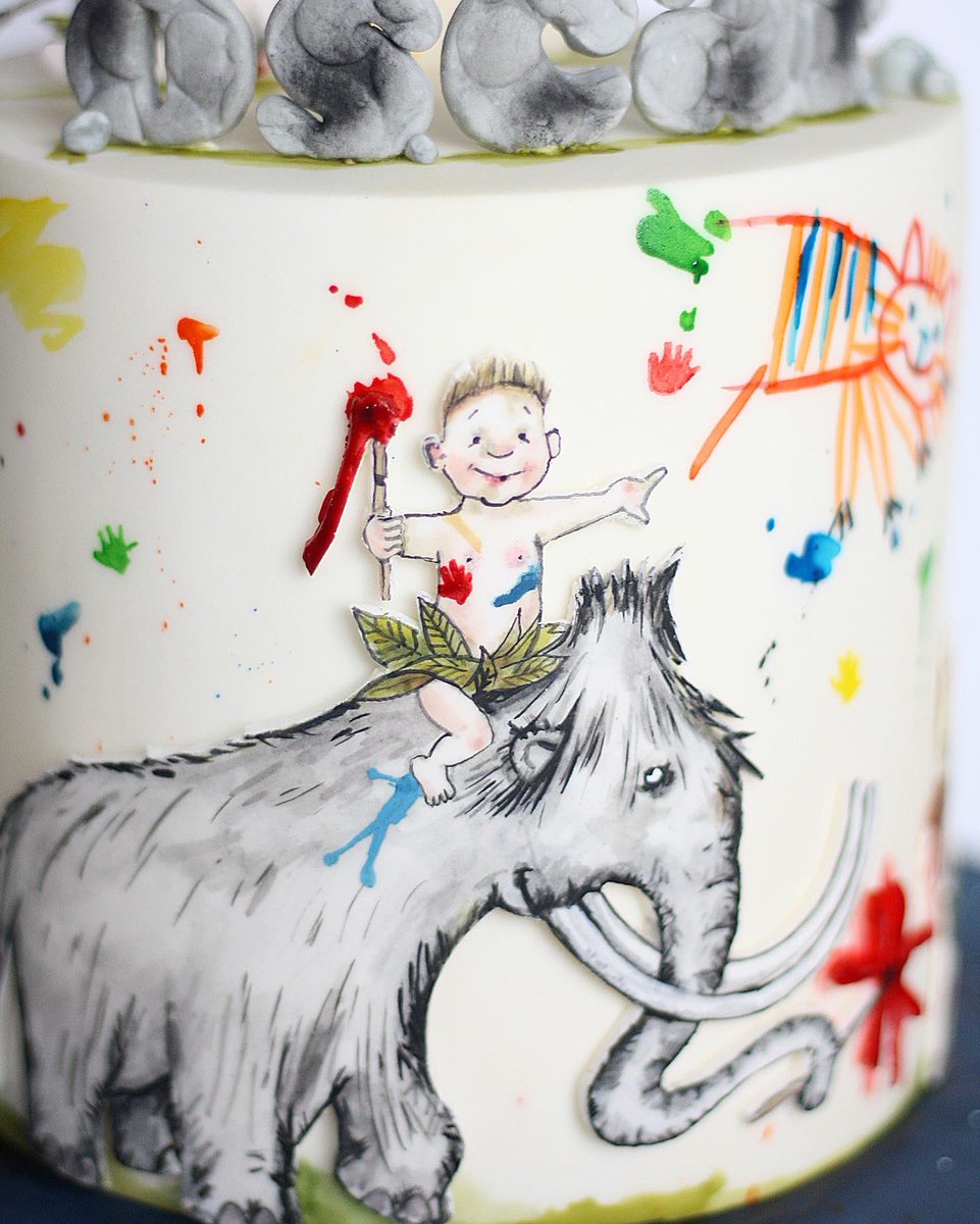 lauraroseandjam's tweet photo. One of my favourite cakes from this year! This is a Julia Donaldson book called Cave baby. Rose loved her rhyming books when she was little and we loved reading them to her too.  Chocolate cake inside. #cavebaby #juliadonaldson #ChildrensBooks #cakeart #sugarart https://t.co/6EdjWtNIhc