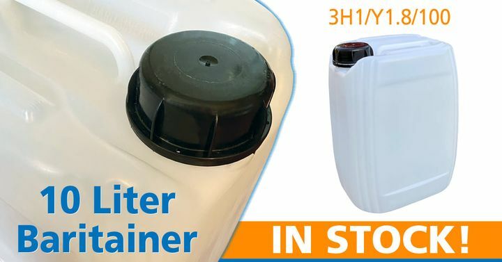 Dynalon's tweet image. Baritainer® jerry cans are the alternative solution for packaging, storing &amp;amp; transporting chemicals and other products that usually require glass, metal, fluorinated HDPE or other single barrier containers. #Baritainer ift.tt/34bwJKJ #DynalonLabware #Science #LabSuppli…