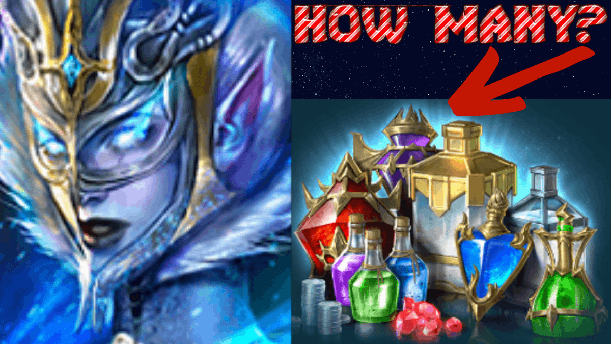 In less then 2 minutes I'll show you how many potions you need for this Christmas Event fusion <a href="/RaidRPG/">RAID: Shadow Legends</a>: 

NEW VIDEO OUT:

tinyurl.com/y8ca8es8

#RSL #youtubegaming <a href="/Crazyy_RTs/">CrazyRetweets</a> <a href="/CCG_RTs/">CrypticCoreGaming_RT(2.8k)</a>